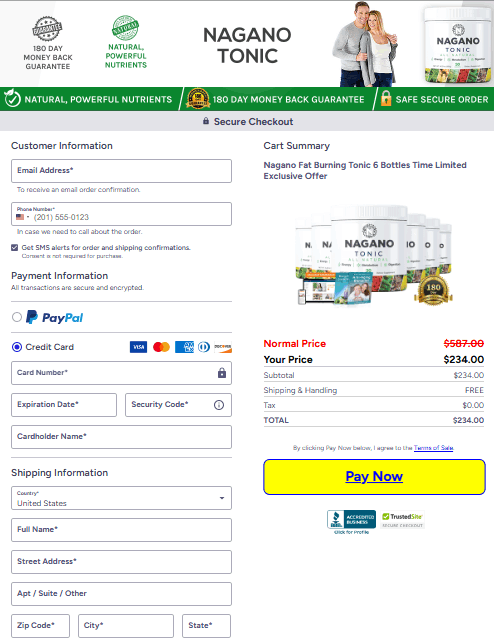 Nagano Tonic order_page